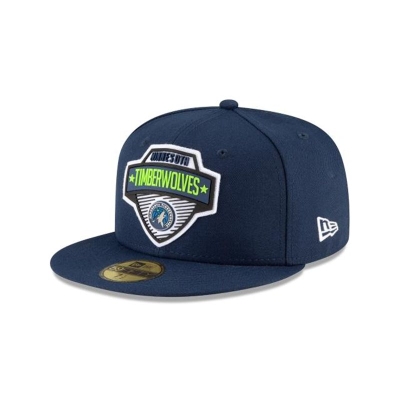 Minnesota Timberwolves Gorra | New Era NBA Tip Off Edition 59fifty Fitted Cap Mexico - Azules